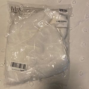 NWT white cropped fur jacket size 6